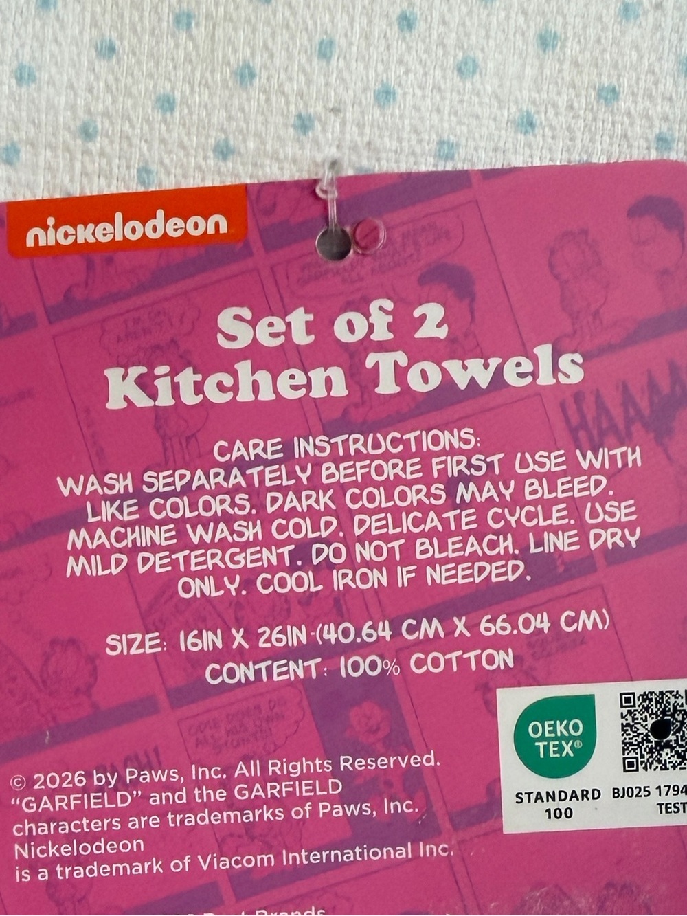 Garfield Set of 2 Kitchen Towels - Picture 6 of 7